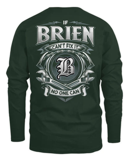 BRIEN AP81-K4-626 - Personalized Ahmed Quote Apparel “If Ahmed Can't Fix It, No One Can” - Men's Long Sleeved T-Shirt - Forest Green