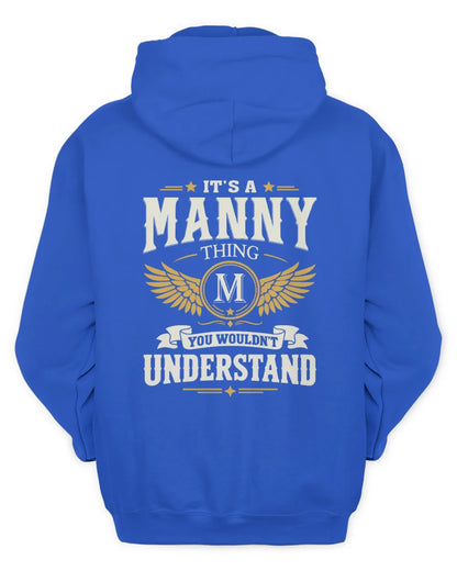 MANNY KT06-M008 It’s a [NAME] Thing – You Wouldn’t Understand | Personalized Vintage T-Shirt - Unisex Hoodie - Royal