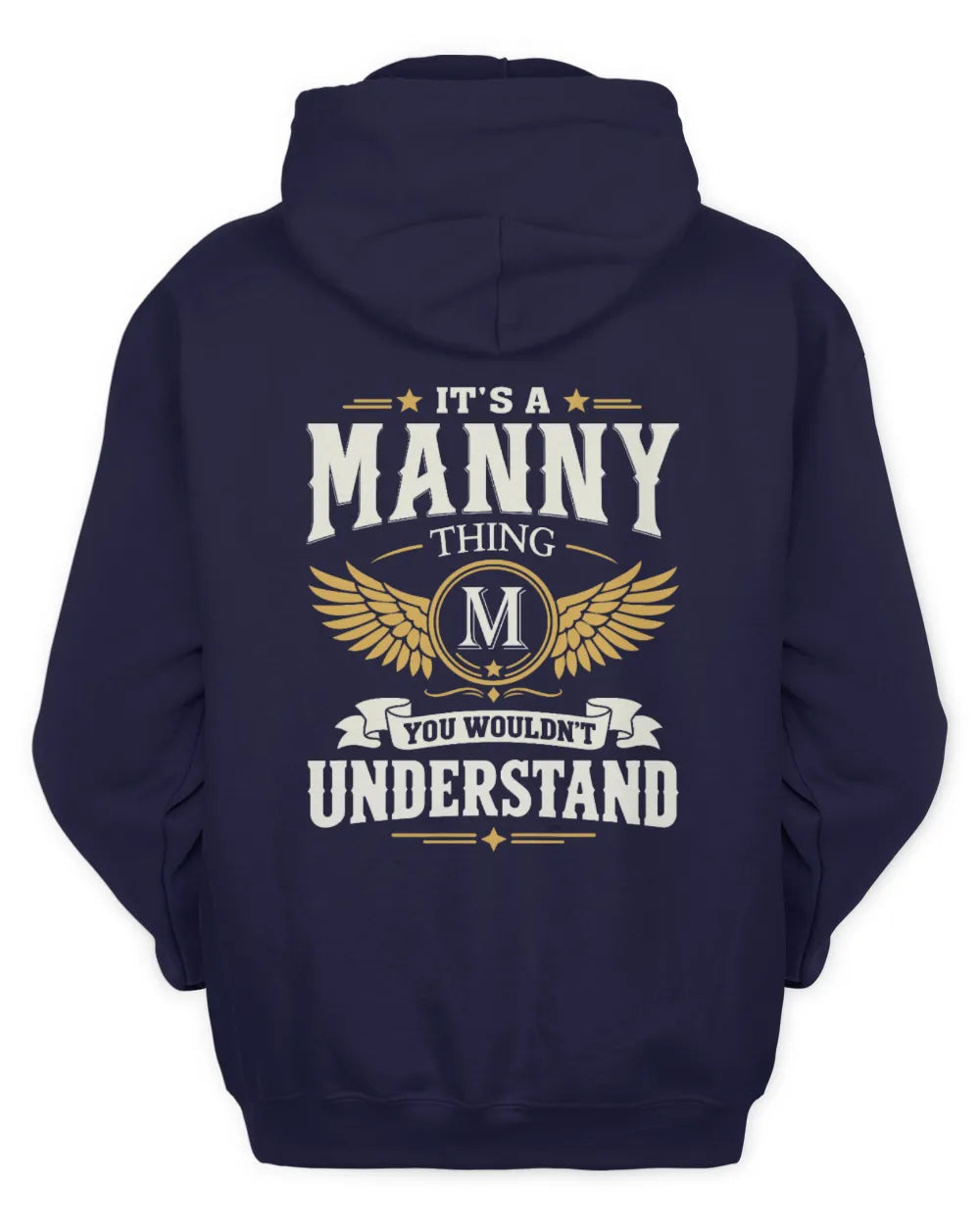 MANNY KT06-M008 It’s a [NAME] Thing – You Wouldn’t Understand | Personalized Vintage T-Shirt - Unisex Hoodie - Navy