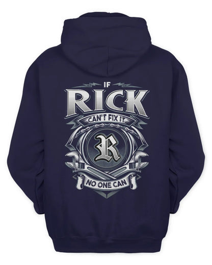RICK AP81-K4-626 - Personalized Ahmed Quote Apparel “If Ahmed Can't Fix It, No One Can” - Unisex Hoodie - Navy