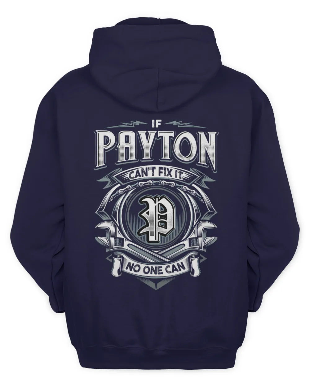 PAYTON AP81-K4-626 - Personalized Ahmed Quote Apparel “If Ahmed Can't Fix It, No One Can” - Unisex Hoodie - Navy
