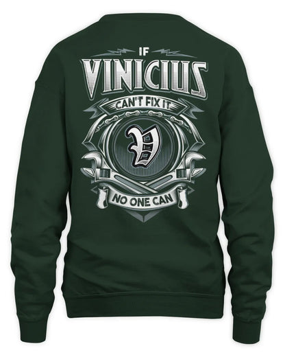 VINICIUS AP81-K4-626 - Personalized Ahmed Quote Apparel “If Ahmed Can't Fix It, No One Can” - Unisex Sweatshirt - Forest Green