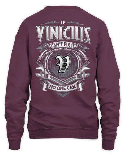 VINICIUS AP81-K4-626 - Personalized Ahmed Quote Apparel “If Ahmed Can't Fix It, No One Can” - Unisex Sweatshirt - Maroon