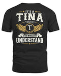 TINA KT06-M008 It’s a [NAME] Thing – You Wouldn’t Understand | Personalized Vintage T-Shirt - Unisex Standard T-Shirt - Black