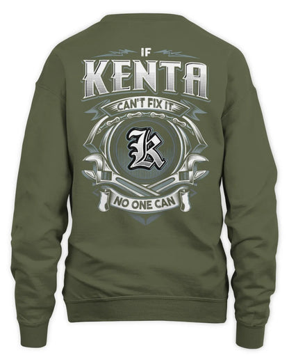 KENTA AP81-K4-626 - Personalized Ahmed Quote Apparel “If Ahmed Can't Fix It, No One Can” - Unisex Sweatshirt - Military Green