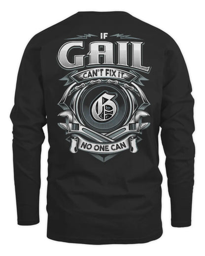 GAIL AP81-K4-626 - Personalized Ahmed Quote Apparel “If Ahmed Can't Fix It, No One Can” - Men's Long Sleeved T-Shirt - Black