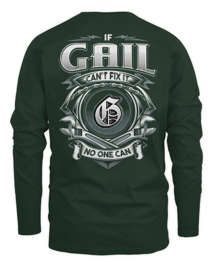 GAIL AP81-K4-626 - Personalized Ahmed Quote Apparel “If Ahmed Can't Fix It, No One Can” - Men's Long Sleeved T-Shirt - Forest Green