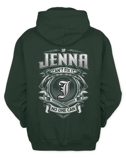 JENNA AP81-K4-626 - Personalized Ahmed Quote Apparel “If Ahmed Can't Fix It, No One Can” - Unisex Hoodie - Forest Green