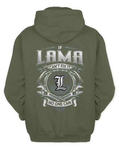 LAMA AP81-K4-626 - Personalized Ahmed Quote Apparel “If Ahmed Can't Fix It, No One Can” - Unisex Hoodie - Military Green