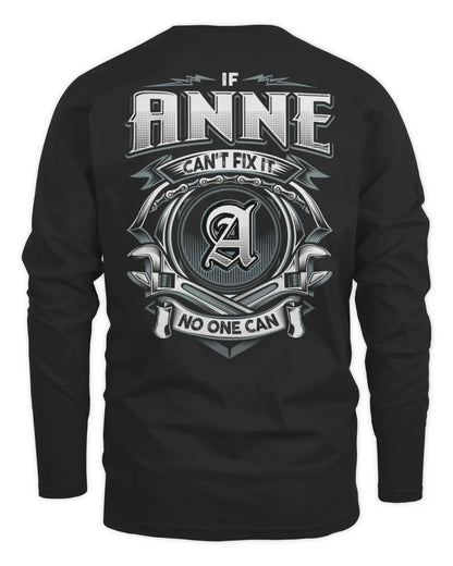 ANNE AP81-K4-626 - Personalized Ahmed Quote Apparel “If Ahmed Can't Fix It, No One Can” - Men's Long Sleeved T-Shirt - Black