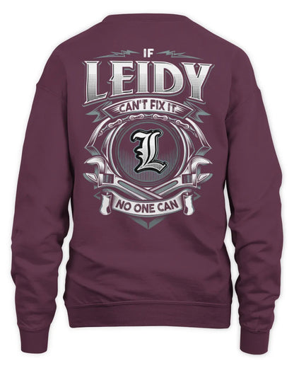 LEIDY AP81-K4-626 - Personalized Ahmed Quote Apparel “If Ahmed Can't Fix It, No One Can” - Unisex Sweatshirt - Maroon