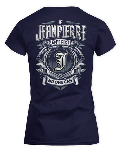 JEANPIERRE AP81-K4-626 - Personalized Ahmed Quote Apparel “If Ahmed Can't Fix It, No One Can” - Women's Standard T-Shirt - Navy