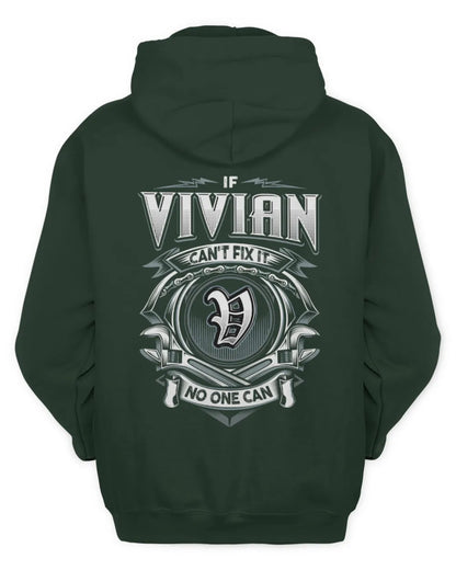VIVIAN AP81-K4-626 - Personalized Ahmed Quote Apparel “If Ahmed Can't Fix It, No One Can” - Unisex Hoodie - Forest Green