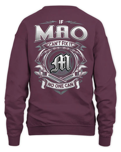 MAO AP81-K4-626 - Personalized Ahmed Quote Apparel “If Ahmed Can't Fix It, No One Can” - Unisex Sweatshirt - Maroon
