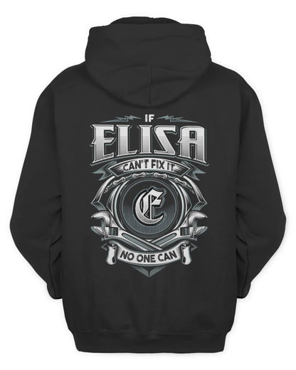 ELISA AP81-K4-626 - Personalized Ahmed Quote Apparel “If Ahmed Can't Fix It, No One Can” - Unisex Hoodie - Black