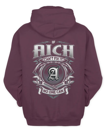 AICH AP81-K4-626 - Personalized Ahmed Quote Apparel “If Ahmed Can't Fix It, No One Can” - Unisex Hoodie - Maroon