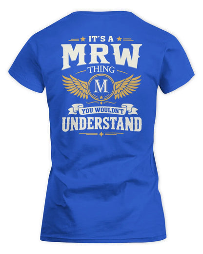 MRW KT06-M008 It’s a [NAME] Thing – You Wouldn’t Understand | Personalized Vintage T-Shirt - Women's Standard T-Shirt - Royal