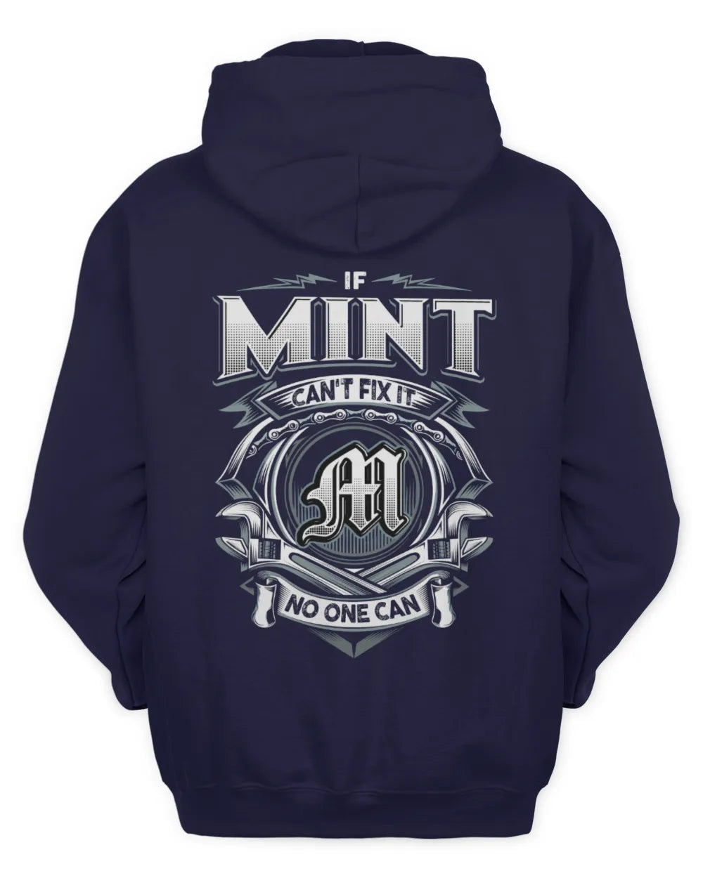 MINT AP81-K4-626 - Personalized Ahmed Quote Apparel “If Ahmed Can't Fix It, No One Can” - Unisex Hoodie - Navy