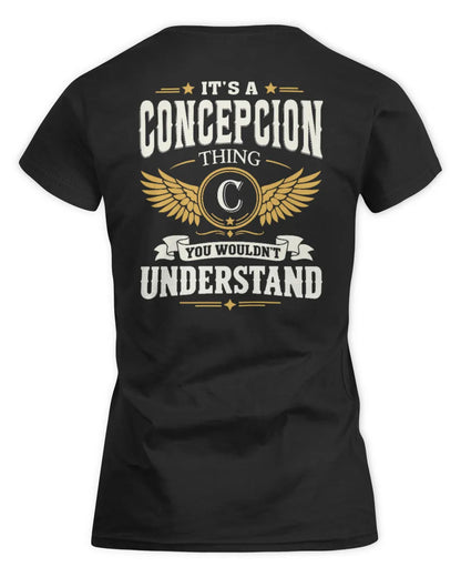 CONCEPCION KT06-M008 It’s a [NAME] Thing – You Wouldn’t Understand | Personalized Vintage T-Shirt - Women's Standard T-Shirt - Black