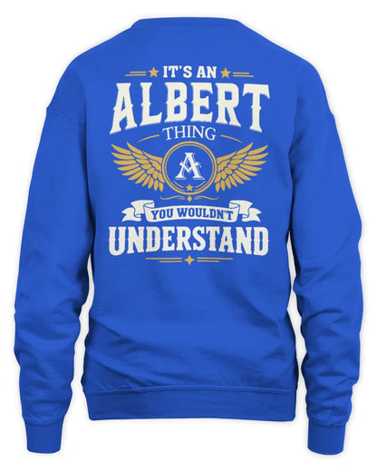ALBERT KT06-M008 It’s a [NAME] Thing – You Wouldn’t Understand | Personalized Vintage T-Shirt - Unisex Sweatshirt - Royal