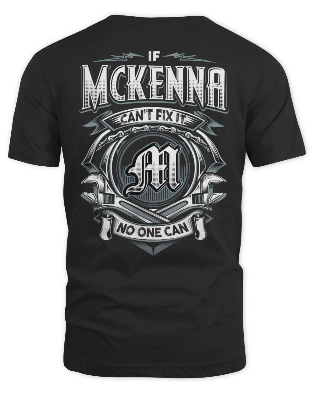 MCKENNA AP81-K4-626 - Personalized Ahmed Quote Apparel “If Ahmed Can't Fix It, No One Can” - Unisex Standard T-Shirt - Black