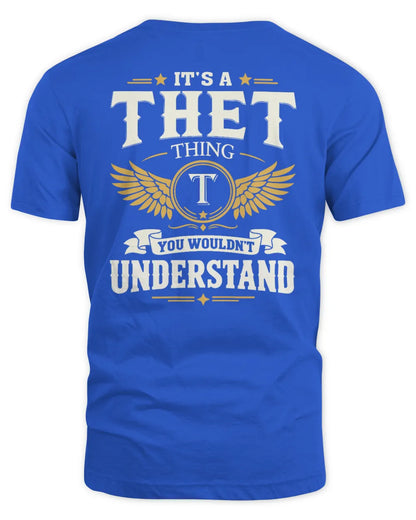THET KT06-M008 It’s a [NAME] Thing – You Wouldn’t Understand | Personalized Vintage T-Shirt - Unisex Standard T-Shirt - Royal