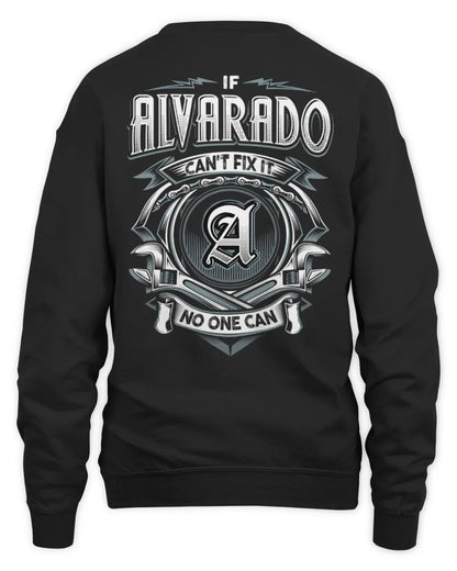 ALVARADO AP81-K4-626 - Personalized Ahmed Quote Apparel “If Ahmed Can't Fix It, No One Can” - Unisex Sweatshirt - Black