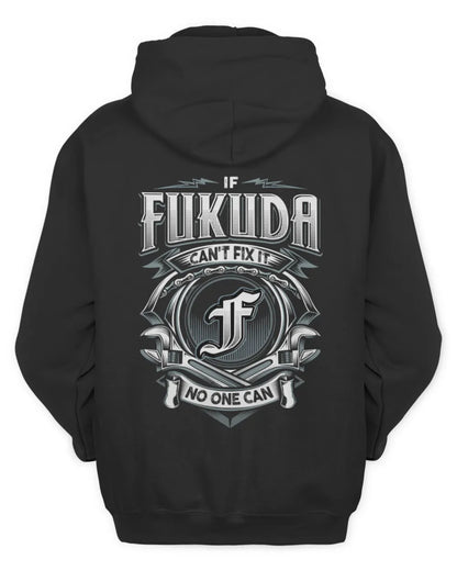 FUKUDA AP81-K4-626 - Personalized Ahmed Quote Apparel “If Ahmed Can't Fix It, No One Can” - Unisex Hoodie - Black