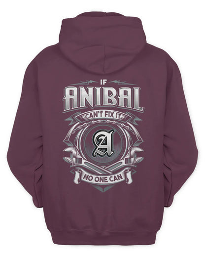 ANIBAL AP81-K4-626 - Personalized Ahmed Quote Apparel “If Ahmed Can't Fix It, No One Can” - Unisex Hoodie - Maroon