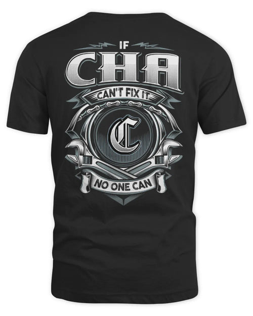 CHA AP81-K4-626 - Personalized Ahmed Quote Apparel “If Ahmed Can't Fix It, No One Can” - Unisex Standard T-Shirt - Black
