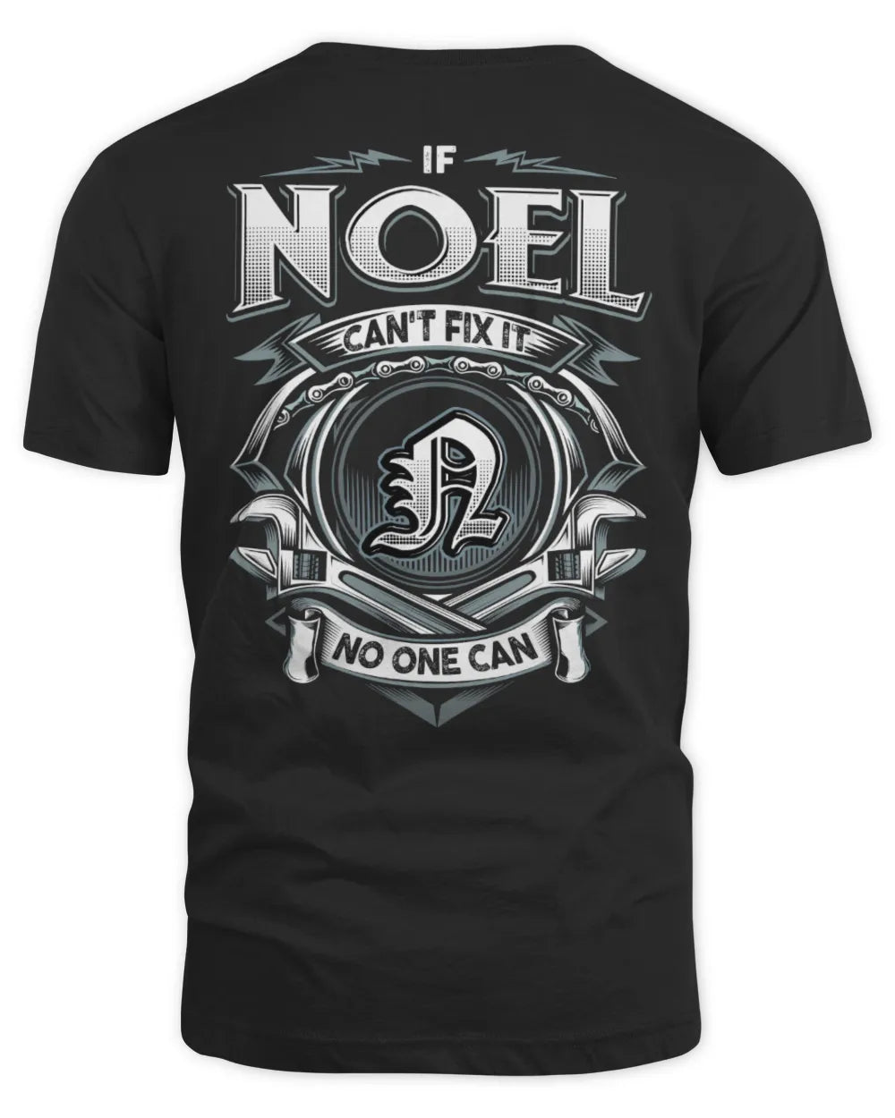 NOEL AP81-K4-626 - Personalized Ahmed Quote Apparel “If Ahmed Can't Fix It, No One Can” - Unisex Standard T-Shirt - Black