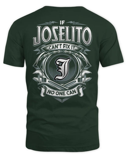 JOSELITO AP81-K4-626 - Personalized Ahmed Quote Apparel “If Ahmed Can't Fix It, No One Can” - Unisex Standard T-Shirt - Forest Green