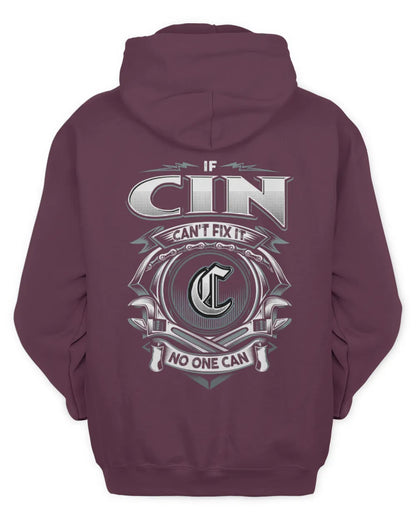 CIN AP81-K4-626 - Personalized Ahmed Quote Apparel “If Ahmed Can't Fix It, No One Can” - Unisex Hoodie - Maroon