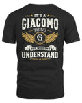 GIACOMO KT06-M008 It’s a [NAME] Thing – You Wouldn’t Understand | Personalized Vintage T-Shirt - Unisex Standard T-Shirt - Black