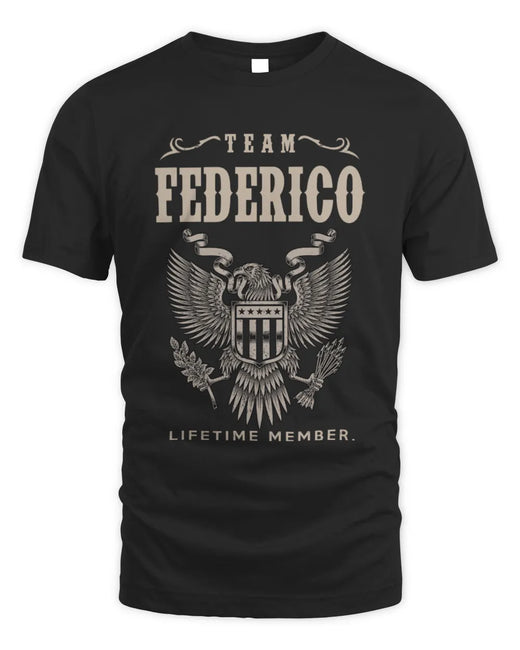 FEDERICO TP06-K82 – Personalized Classic Style Apparel “Team NAME Lifetime Member”