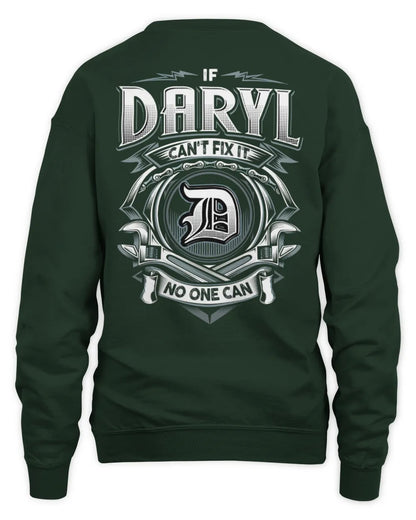 DARYL AP81-K4-626 - Personalized Ahmed Quote Apparel “If Ahmed Can't Fix It, No One Can” - Unisex Sweatshirt - Forest Green