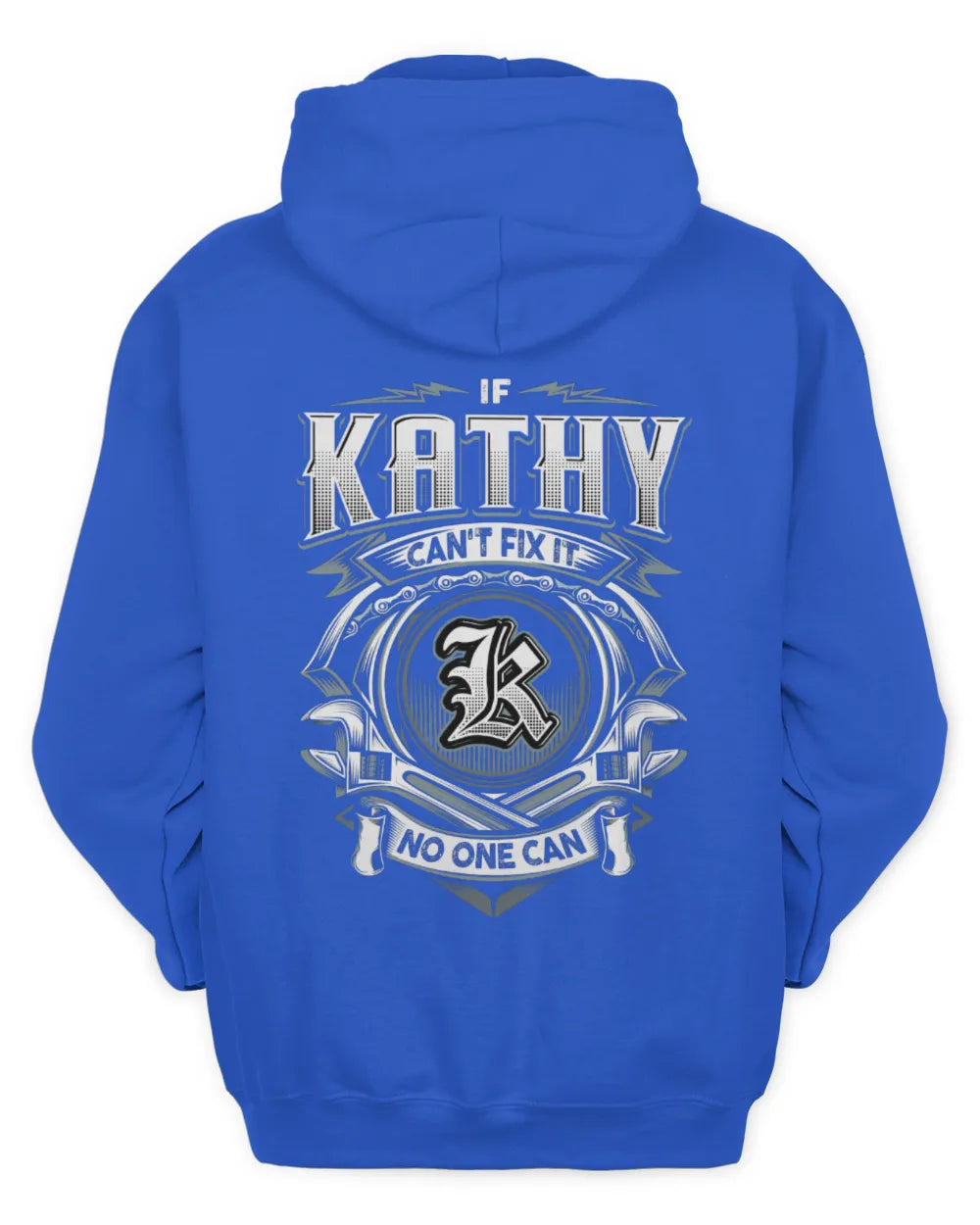 KATHY AP81-K4-626 - Personalized Ahmed Quote Apparel “If Ahmed Can't Fix It, No One Can” - Unisex Hoodie - Royal