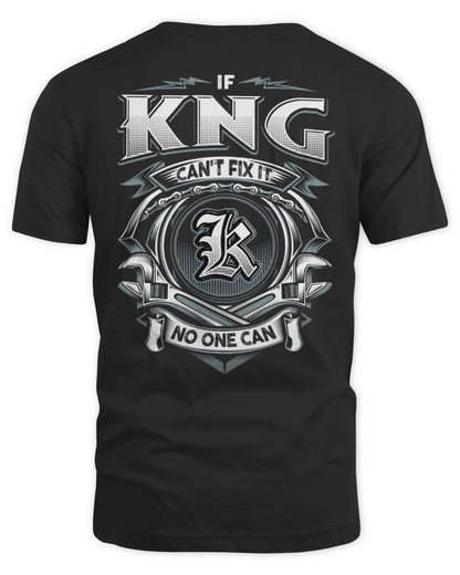 KNG AP81-K4-626 - Personalized Ahmed Quote Apparel “If Ahmed Can't Fix It, No One Can” - Unisex Standard T-Shirt - Black