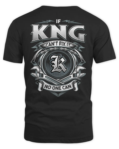 KNG AP81-K4-626 - Personalized Ahmed Quote Apparel “If Ahmed Can't Fix It, No One Can” - Unisex Standard T-Shirt - Black