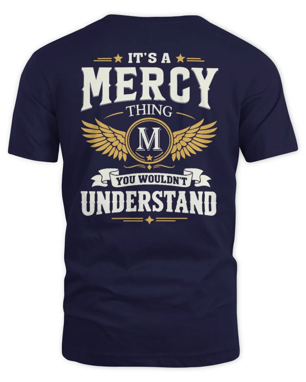 MERCY KT06-M008 It’s a [NAME] Thing – You Wouldn’t Understand | Personalized Vintage T-Shirt - Unisex Standard T-Shirt - Navy