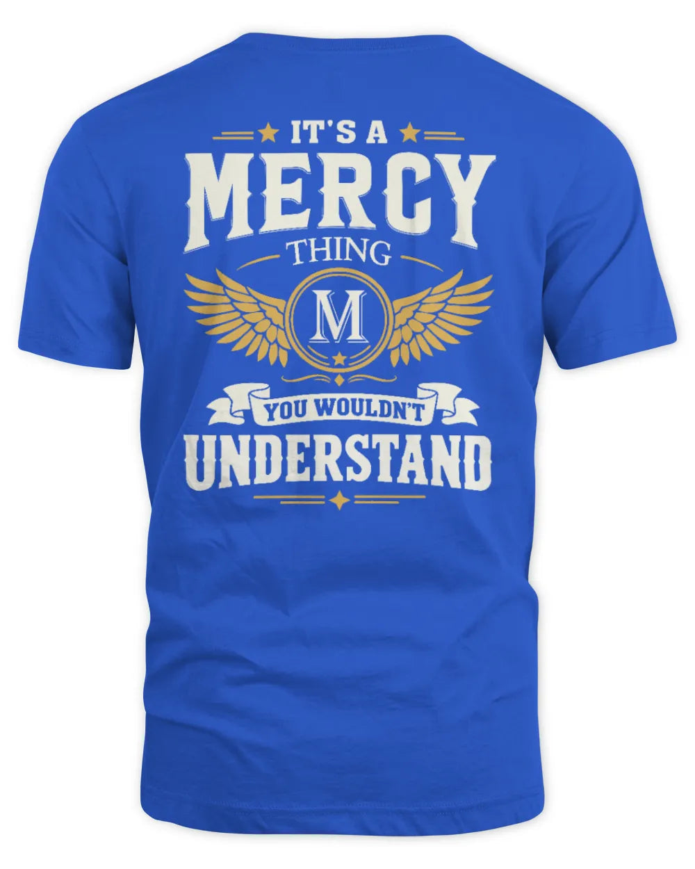 MERCY KT06-M008 It’s a [NAME] Thing – You Wouldn’t Understand | Personalized Vintage T-Shirt - Unisex Standard T-Shirt - Royal