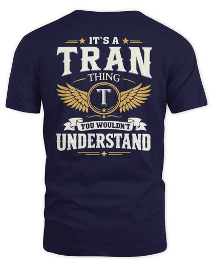 TRAN KT06-M008 It’s a [NAME] Thing – You Wouldn’t Understand | Personalized Vintage T-Shirt - Unisex Standard T-Shirt - Navy