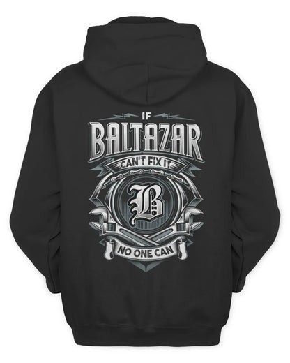 BALTAZAR AP81-K4-626 - Personalized Ahmed Quote Apparel “If Ahmed Can't Fix It, No One Can” - Unisex Hoodie - Black