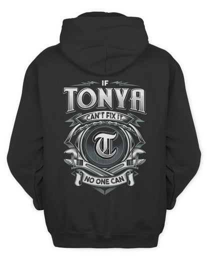 TONYA AP81-K4-626 - Personalized Ahmed Quote Apparel “If Ahmed Can't Fix It, No One Can” - Unisex Hoodie - Black