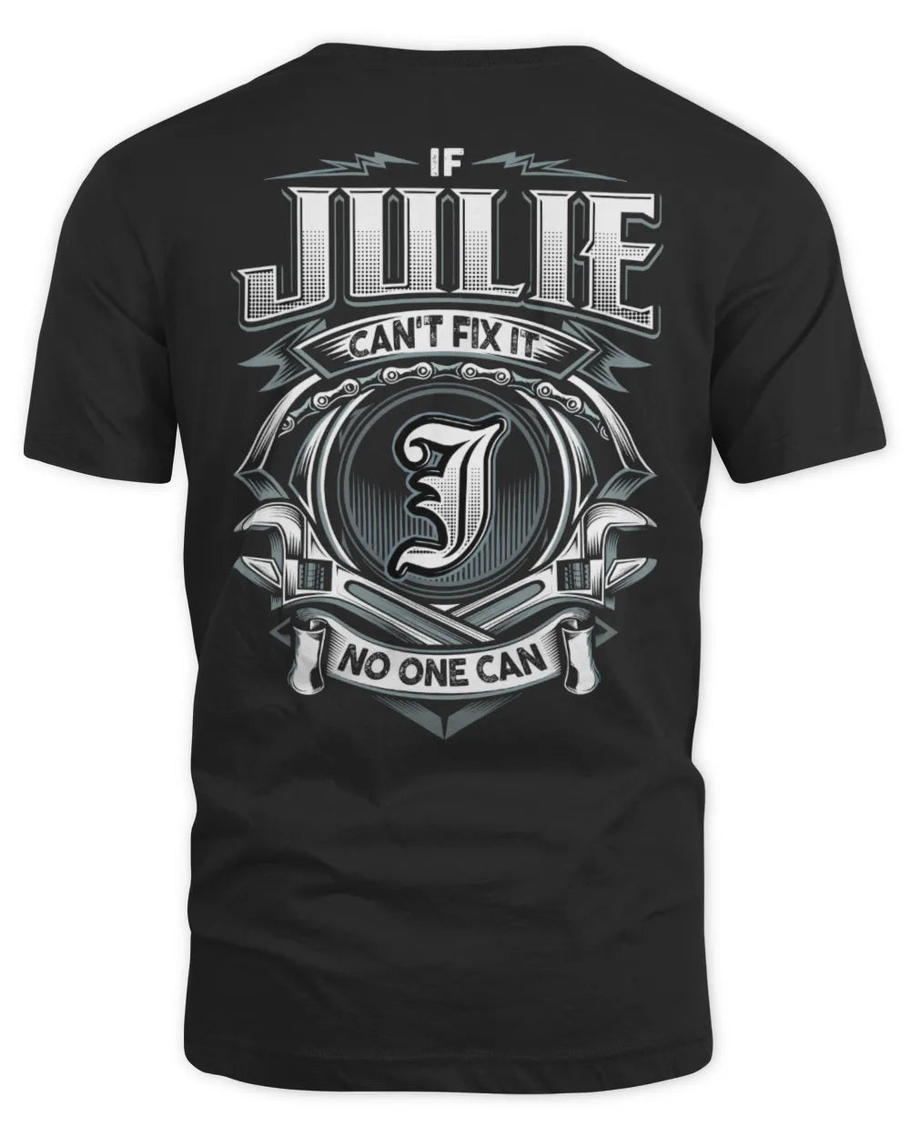JULIE AP81-K4-626 - Personalized Ahmed Quote Apparel “If Ahmed Can't Fix It, No One Can” - Unisex Standard T-Shirt - Black