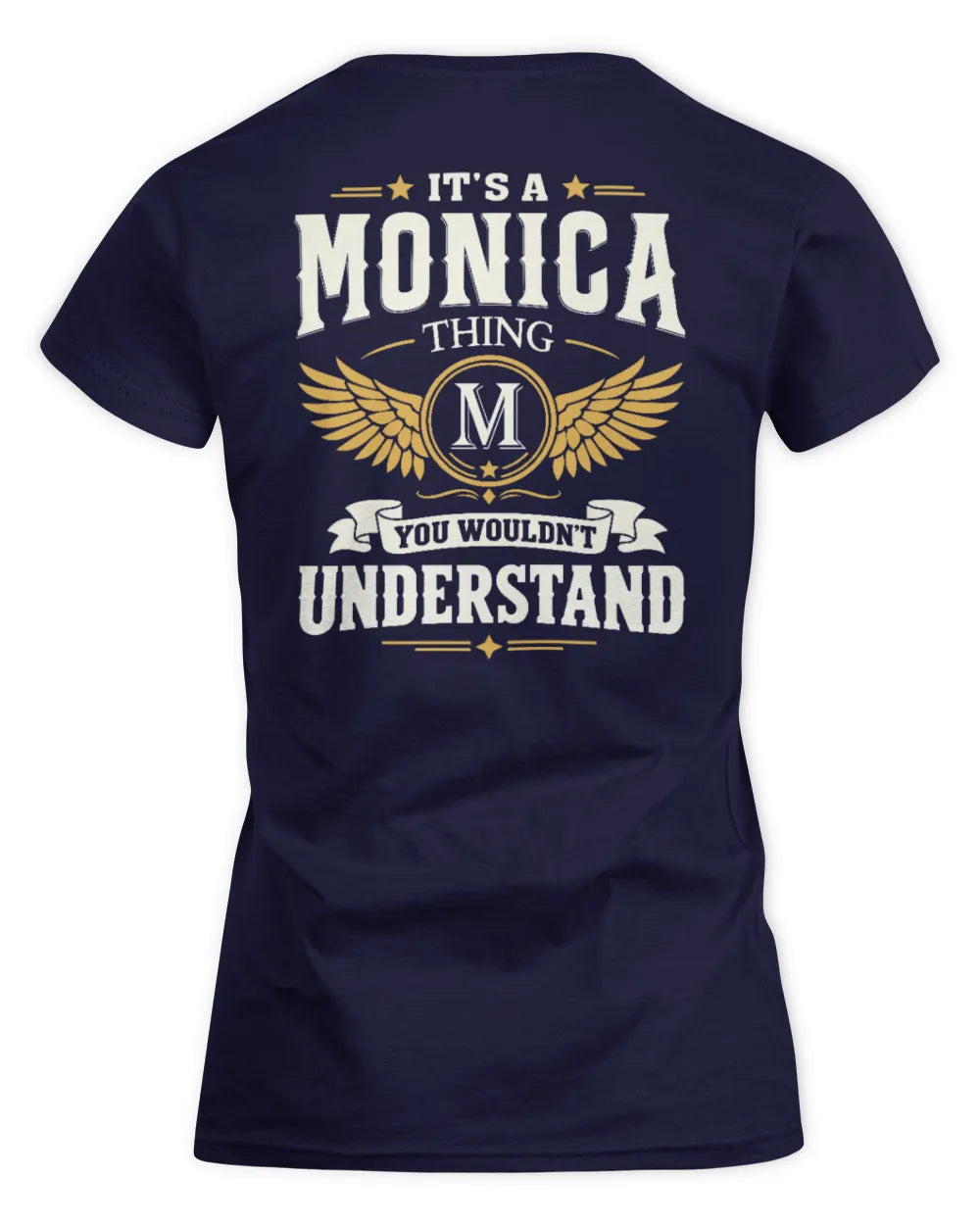MONICA KT06-M008 It’s a [NAME] Thing – You Wouldn’t Understand | Personalized Vintage T-Shirt - Women's Standard T-Shirt - Navy