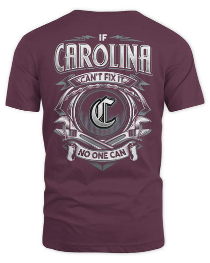 CAROLINA AP81-K4-626 - Personalized Ahmed Quote Apparel “If Ahmed Can't Fix It, No One Can” - Unisex Standard T-Shirt - Maroon