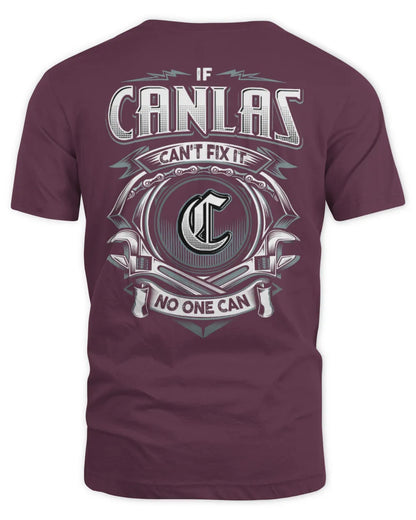 CANLAS AP81-K4-626 - Personalized Ahmed Quote Apparel “If Ahmed Can't Fix It, No One Can” - Unisex Standard T-Shirt - Maroon