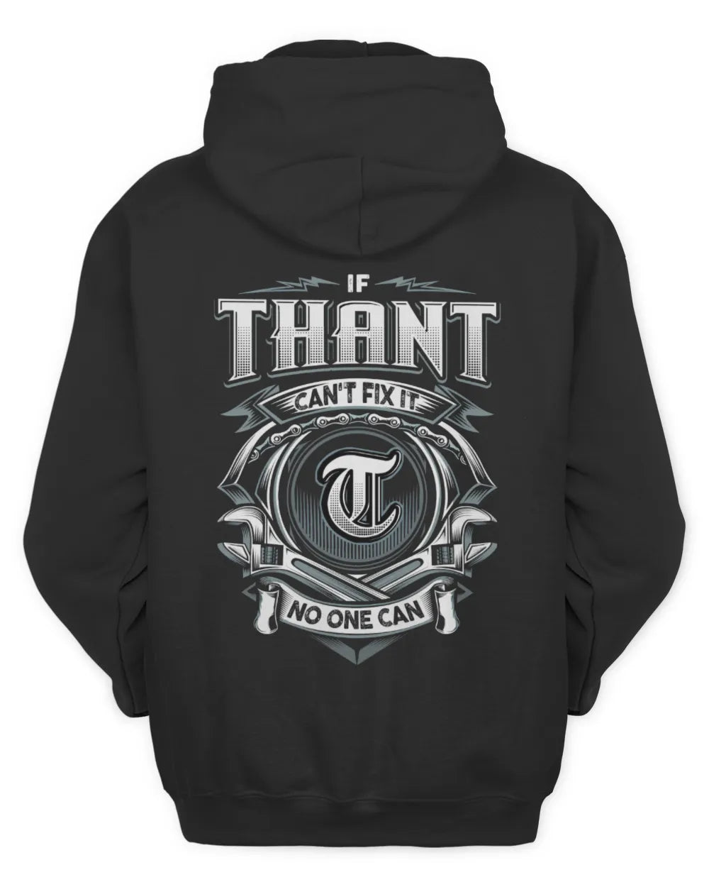 THANT AP81-K4-626 - Personalized Ahmed Quote Apparel “If Ahmed Can't Fix It, No One Can” - Unisex Hoodie - Black