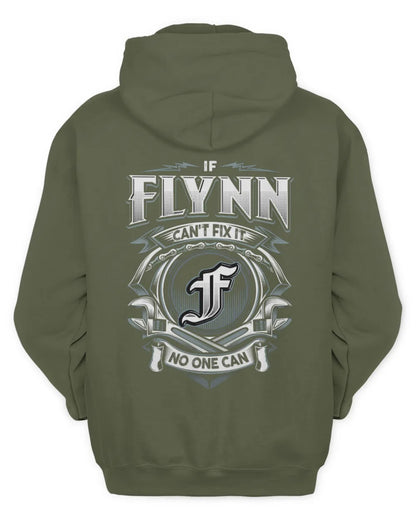FLYNN AP81-K4-626 - Personalized Ahmed Quote Apparel “If Ahmed Can't Fix It, No One Can” - Unisex Hoodie - Military Green
